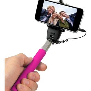 Pink Selfie Stick for Smartphones